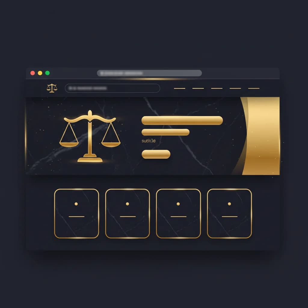 Kancelaria prawna — przykładowy projekt strony